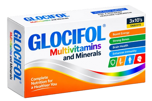 Glocifol Multivitamin & Mineral Tablets | 30 Tablets