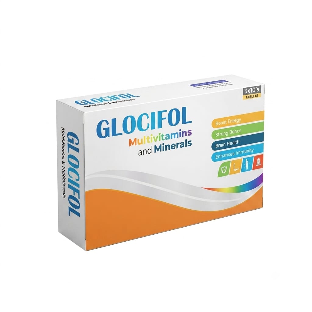 Glocifol Multivitamin and Multimineral Tablets 30 Tablets by Sterling Healthcare 