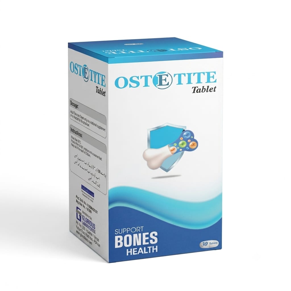 Ostetite Calcium Tablets 30 Tablets – Calcium, Vitamin D3 & K2 Bone Health Supplement